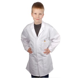 Food Safety Direct FSD Children's White Lab Coat/Doctor Coat/Science Coat (Age 3-4)