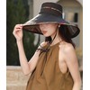 HUAMULAN Wide Brim Women Summer Sun Floppy Hat Beach Bucket