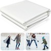 Innconee White Ice Rink Liner 6 Mil Ice Skating Rink