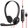 NUBWO USB Headset with Microphone for Laptop PC, Headphones with