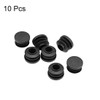 sourcing map Plastic Plug End Caps 20mm Round Furniture Table