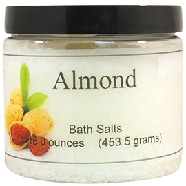 Almond Bath Salts by Eclectic Lady, 16 ounces