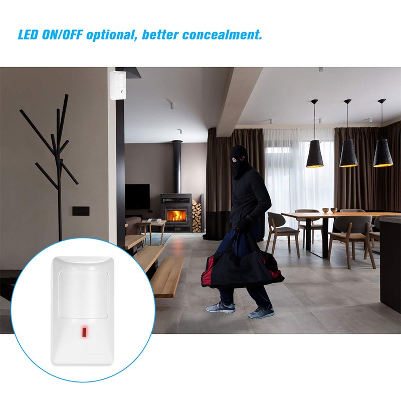Motion Sensor,Sunydog Anti-Pet PIR Motion Sensor Wired Alarm Dual Infrared