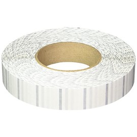 1" Clear Wafer Tab Seals w Horizontal Perfs - Roll of 5,000