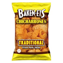 Baken-Ets Fried Pork Skins, Traditional, 3.25, pack of 1