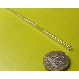 Tenite CAB Butyrate Round Tube .187" (3/16") OD x .125" (1/8") ID x 1/32" Wall x 6 Ft. Length 15 pcs 90 Ft