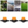 100Pcs 4/7 Barb Valve Irrigation Mini Pipe Water Valve Through