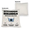 speecheese Please treat gently, 30th birthday pillow, birthday pillow for