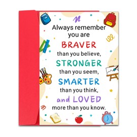 Back to School Supplies Back to School Gifts for Students Last First Day for School Card for Kids First Day of Kindergarten Preschool 1st Grade Cards Graduation Stuff for 5th 8th Grade Teen Girls Boys