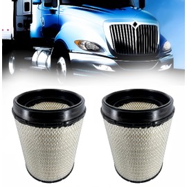 TORQUE AF26103 Engine Air Filter Compatible with Select International Prostar Workstar Transtar Semi Trucks Accessories Parts Replaces RS4862 3551814C1 LAF6663 49088 TR505 2 PCS