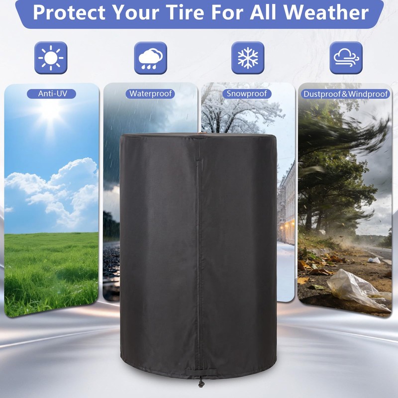 Tire Cover for Truck SUV RV, 31 Inch Wheel Protector
