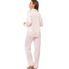 Serenedelicacy Serenedelicacy Women's Satin Pajama Set Long Sleeve Button Down