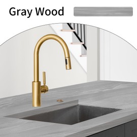 LIFVEAN Wood Look Paint for Furniture, Countertop, Interior Doors Wood Like Paint, Gray Wood Grain Paint Cover 26-30 sq.ft