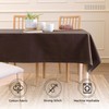 Encasa XO Cotton Canvas Tablecloth | Dark Taupe Plain |