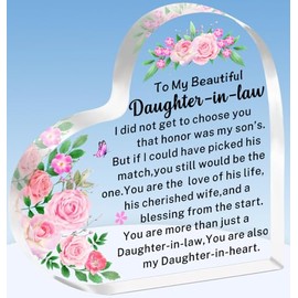 TTOVEN Daughter in Law Gifts,Daughter in Law Birthday Gifts,Daughter in Law Wedding Gifts Christmas Mothers Day Gifts from Mother in Law