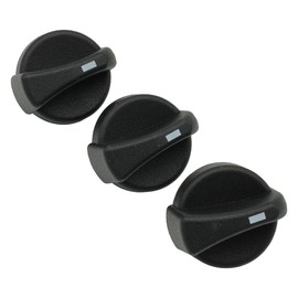NOVAPARTS 702-5401 A/C Heater Control HVAC Knob for Peterbilt 330 335 357 367 375 379 384 386 387 121-0001-000 1210001000 3 Pack