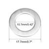 sourcing map 10 Pcs 11mm x 18mm x 0.8mm 304