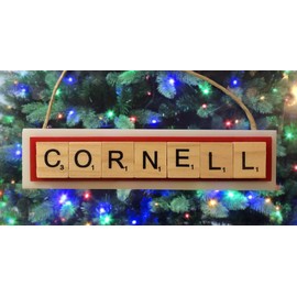 Cornell Christmas Ornament Letters Tiles Craft