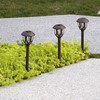 EXCMARK 10 Pack Solar Lights Outdoor Decorative, Solar Pathway Lights