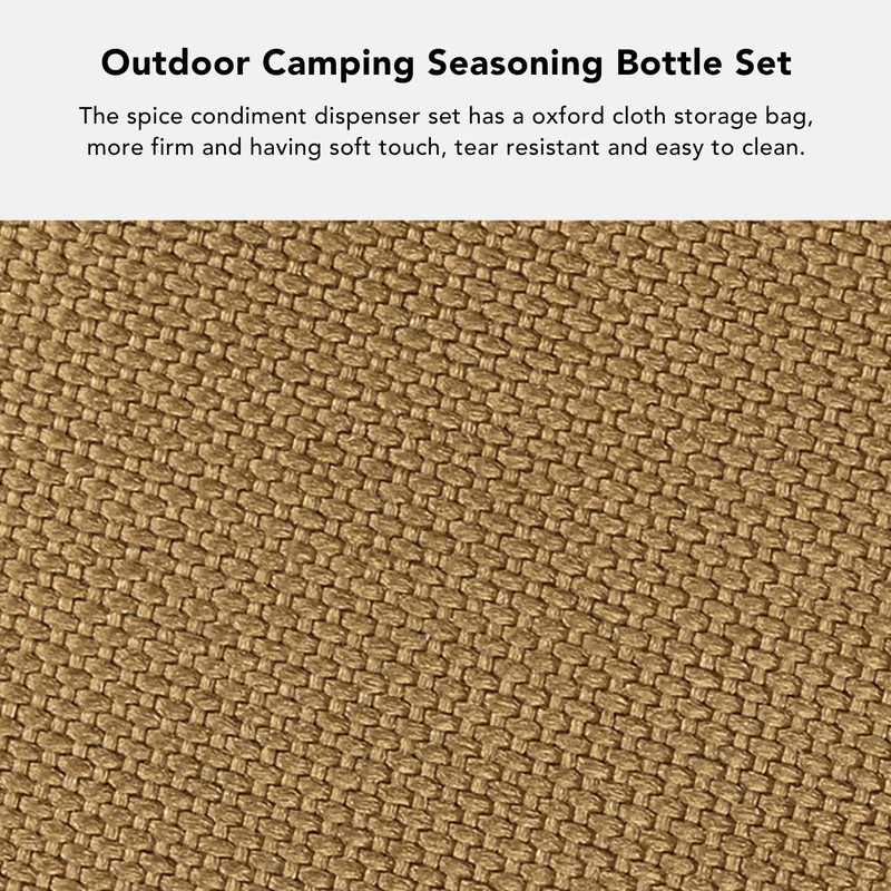 Camping Spice Bottle Kit Outdoor Picnic Spice Container Sealed Seasoning