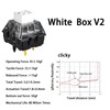 Kailh Box White V2 Keyboard Switches,Clicky 5-Pin 55gf Dustproof Gaming