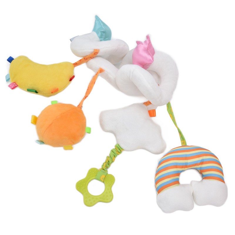Baby Spiral Wrap Crib Bed Toy Cartoon Cute Stroller Car