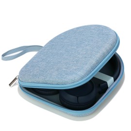 Ginsco Case Compatible with JBL Tune 510BT/520BT/500BT with Sony WH-CH520/510, Ultra-Slim Hard Shell Headphone Case for On Ear Headphones (Light Blue)
