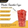 CHEF ROYALE 10 x 12oz Plastic Smoothie Cups - Plastic