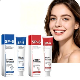 Mikabila (03) Pack of 2 Sp-6 Toothpaste, Ultra Whitening Toothpaste Sp-6, Probiotics Bright White Toothpaste, Fresh Breath, Deep Cleaning Care Toothpaste, for Removing Teeth Whitening Stains