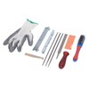 12Pcs Chainsaw Sharpener File Chain Saw Teeth Sharpening Tool Set