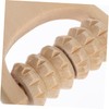 minkissy 4pcs Wooden Massage Roller Set Manual Back Massagers for