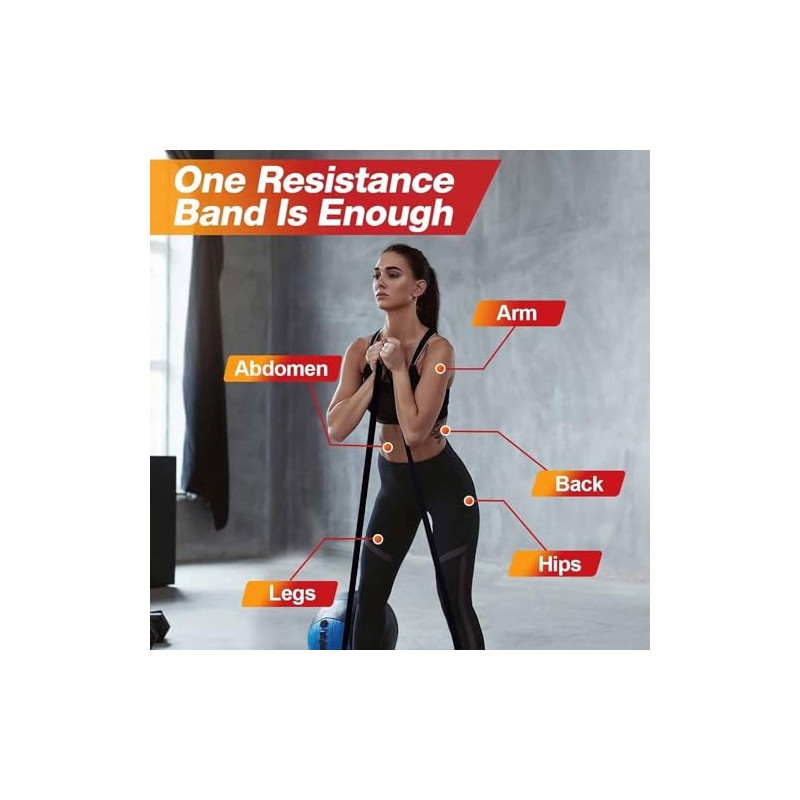 Bandas de Resistencia, 5Pack Banda elástica Deportiva, Correas de Asistencia