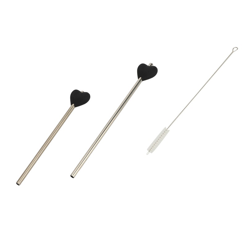 Anti Wrinkle Straw Stainless Steel Lip Line Prevention Straw Reusable