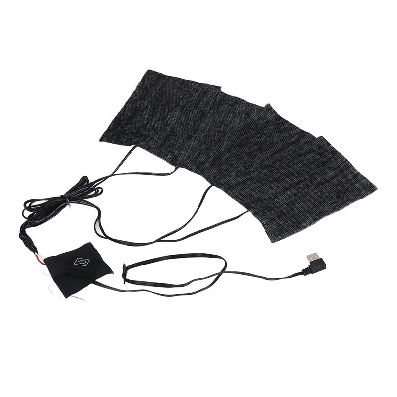 Clothing Electric Heating Pads Winter Camping Adjustable 3 Level Carbon