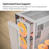 Montech HS Series ATX Mid-Tower PC Case, Gaming PC, High-Airflow,
