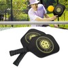 Pickleball Raquette Set 2 Rackets 4 Balls Lightweight Carbon Fiber