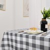 XWZO Checkered Tablecloth Square 54 x 54 Inch - Wrinkle