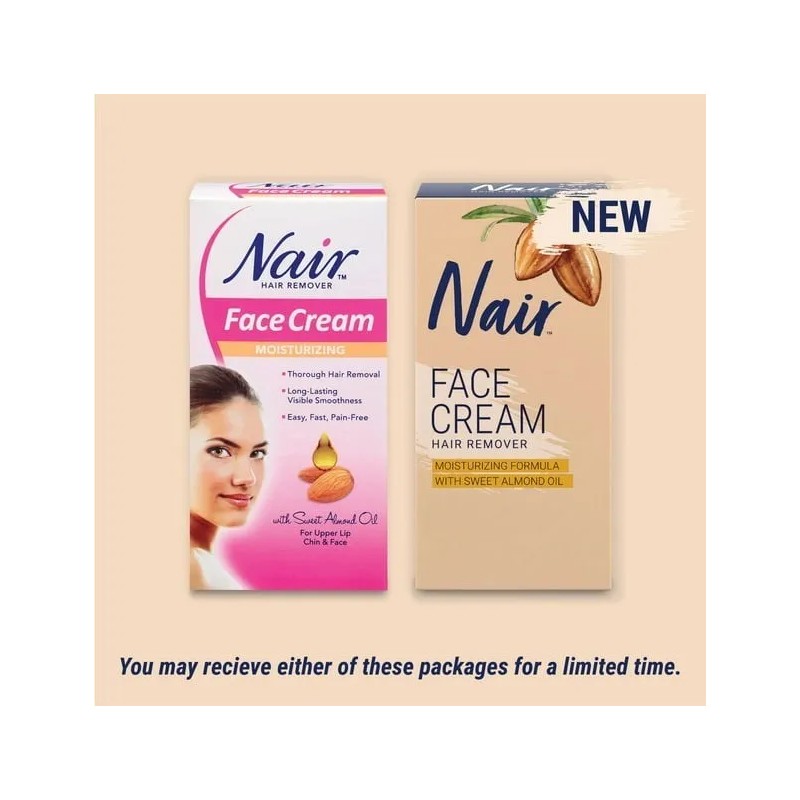 Crema depilatoria Nair Face Cream para rostro 57 g