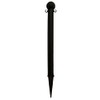Mr. Chain Ground Poles, HDPE, 3", Black