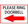 macago please ring doorbell signs Tin Sign 8 x 12