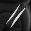 Mandark 2PCS Car Seat Belt Covers, Soft Leather Vehicle Seatbelt