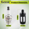 Carbhub Fuel Line Fuel Filter for Stihl 034 034AV 034