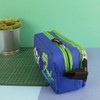 Starplast Pencil Case with 2 Zippers, 2 Zippers, 2 Compartments,