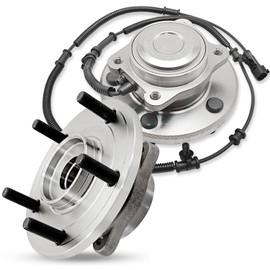 Aspligo 512493 Rear Wheel Bearing Hub Assembly for Dodge Grand Caravan 2012-2019, for Chrysler Town & Country 2012-2016, Ram C/V 2012-2015, for Volkswagen Routan 2012-2014, 5 Lug w/ABS, 2Pcs