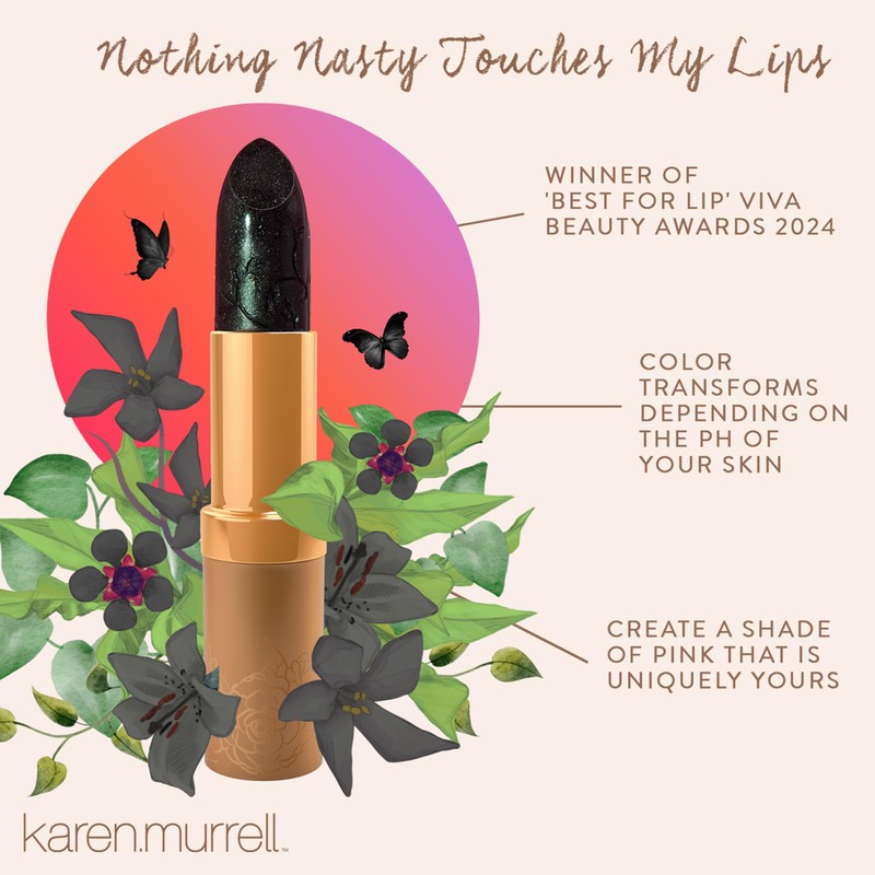 Karen Murrell Color Changing Lipstick – Night Moves – pH-Activated,