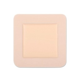 Medline Optifoam Adhesive Foam Wound Dressings, 6" x 6", Pack of 10