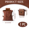 YXNIDNAJWINGO Collapsible Foraging Bag – Waxed Canvas Mushroom & Berry