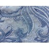 Itosho GM3931 Cotton Gauze Blanket Cover, Paisley, Blue, 57.1 x