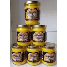 Smoke Odor Exterminator 13oz Jar Candle, Moonlight Six Pack.