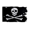 Jolly Roger Flag 3x4.8fts Crossbone Old Skull Bones Pirate Banner